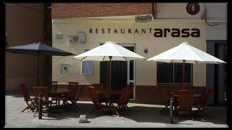 Hostal Restaurante Arasa Santa Barbara Exterior photo